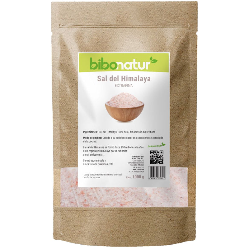 Sal del Himalaya Extrafina · Bibonatur · 1 kg
