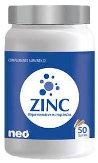 Zinc en Microgránulos · Neo · 50 cápsulas