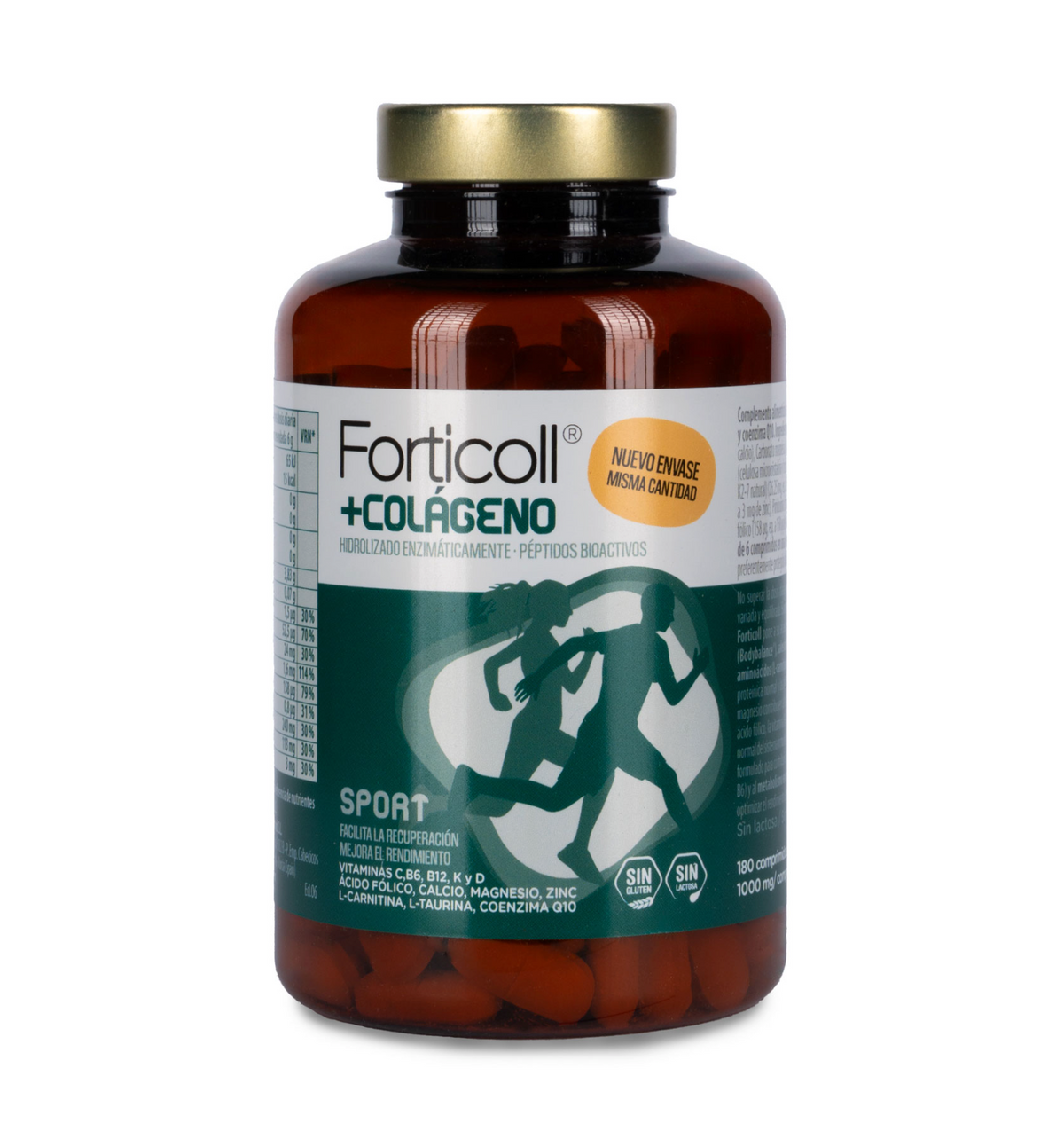 +Colágeno Sport · Forticoll · 180 comprimidos