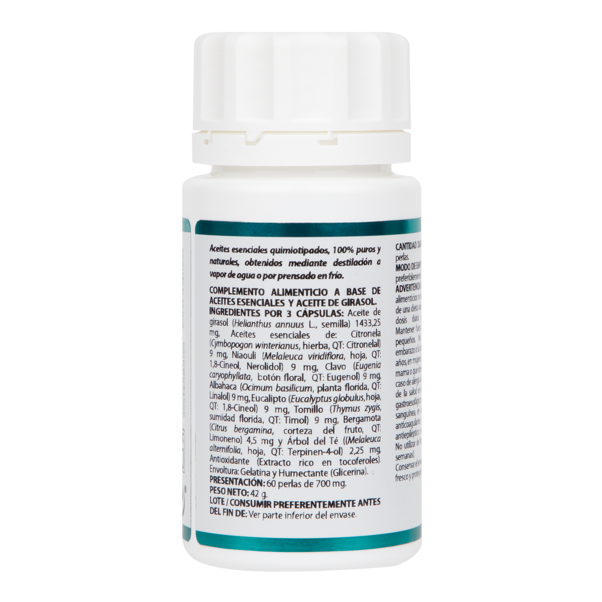 Essential Oils Paraxin Perlas · Equisalud · 60 perlas