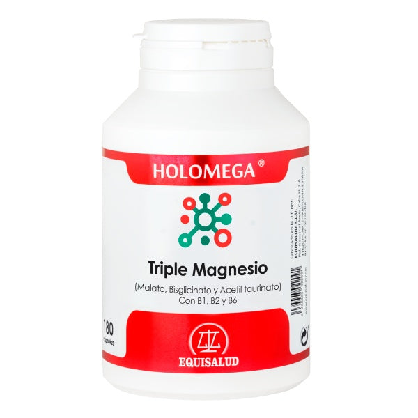 Holomega Triple Magnesio · Equisalud · 180 cápsulas