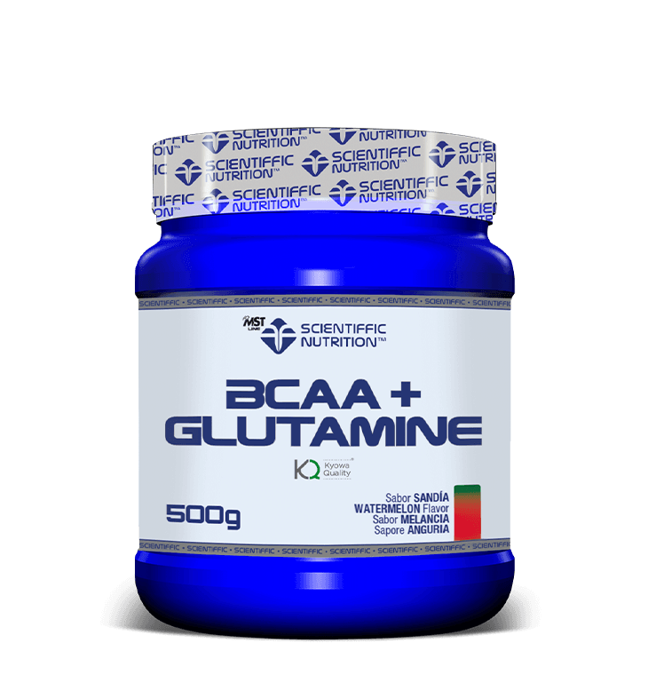 BCAA + Glutamina: Sabor Sandía · Scientiffic Nutrition · 500 gramos