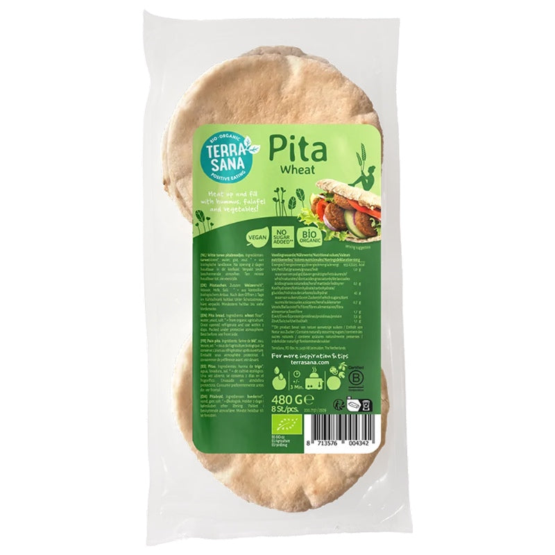 Pan Pita de Trigo · Terrasana · 480 gramos