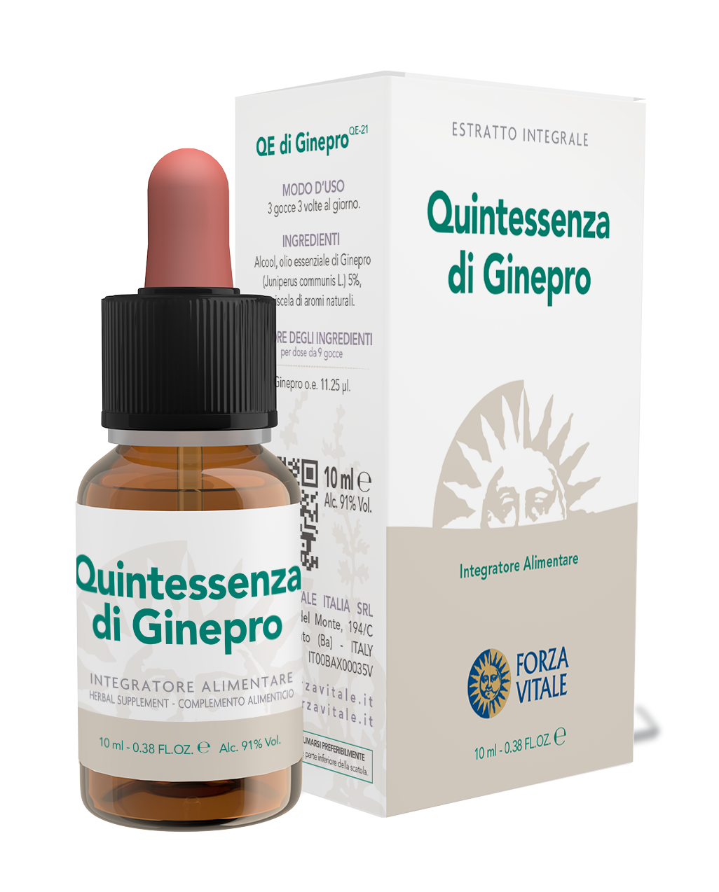 QE Ginepro (Enebro) · Forza Vitale · 10 ml
