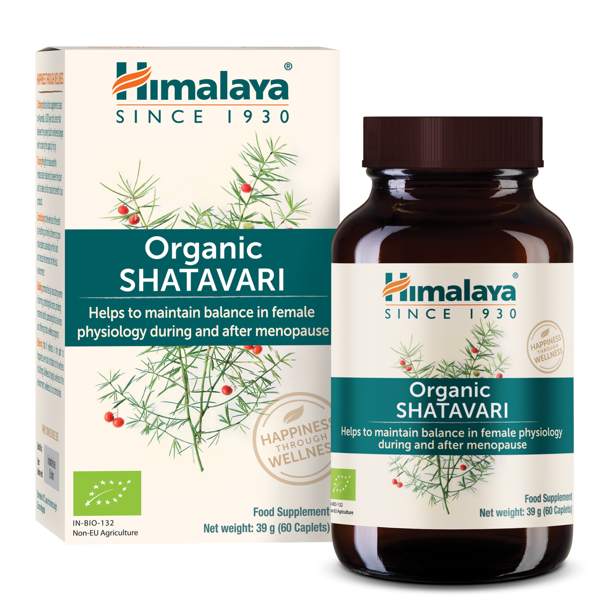 Shatavari Organic · Himalaya · 60 comprimidos