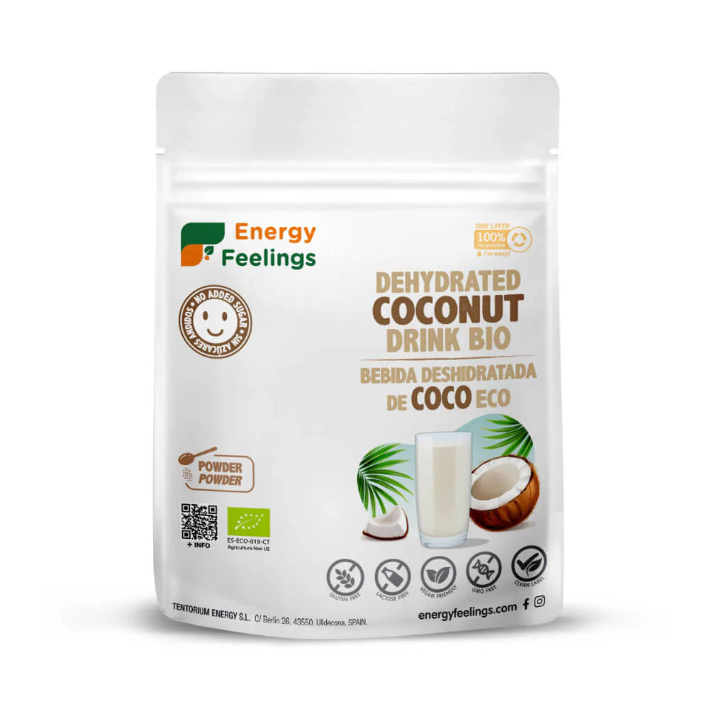 Bebida de Coco Deshidratada en Polvo · Energy Feelings · 200 gramos