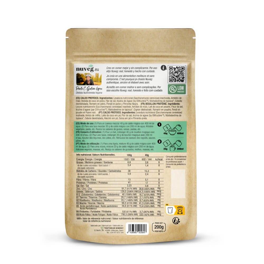 Caldo Proteico · Nuveg · 200 gramos