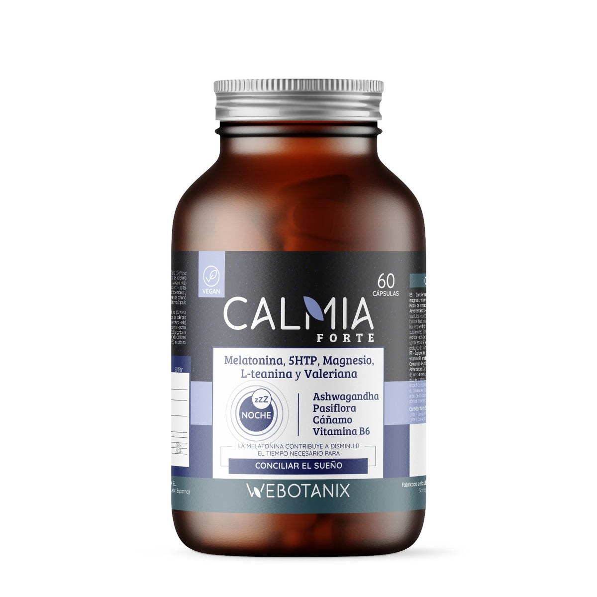 Calmia Noche Forte · WeBotanix · 60 cápsulas