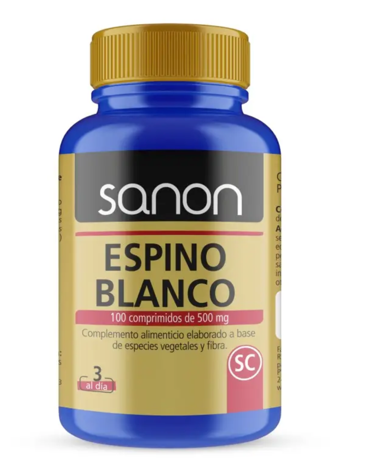 Espino Blanco · Sanon · 100 comprimidos