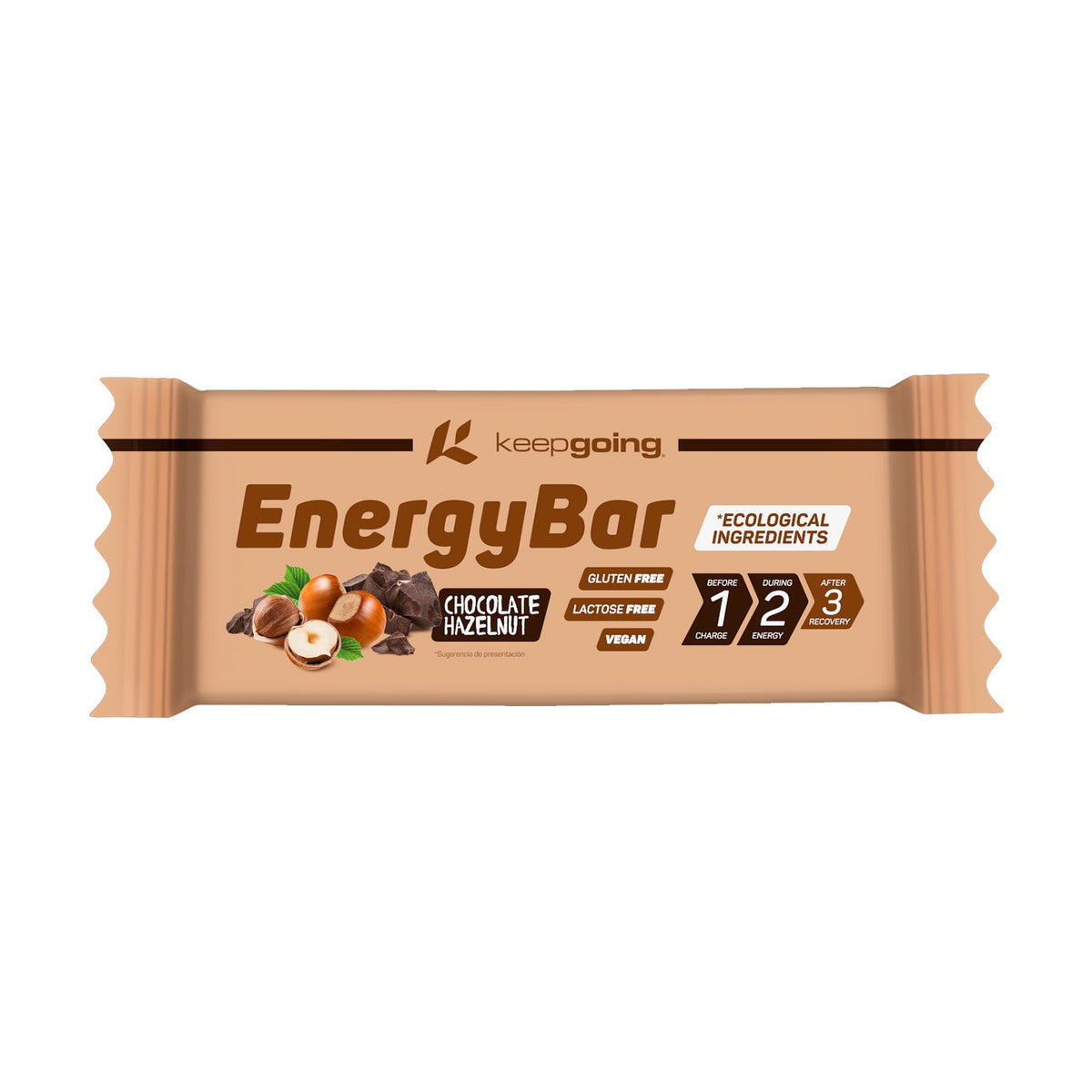 ENERGY BAR Chocolate-Avellana · Keepgoing · 40 g