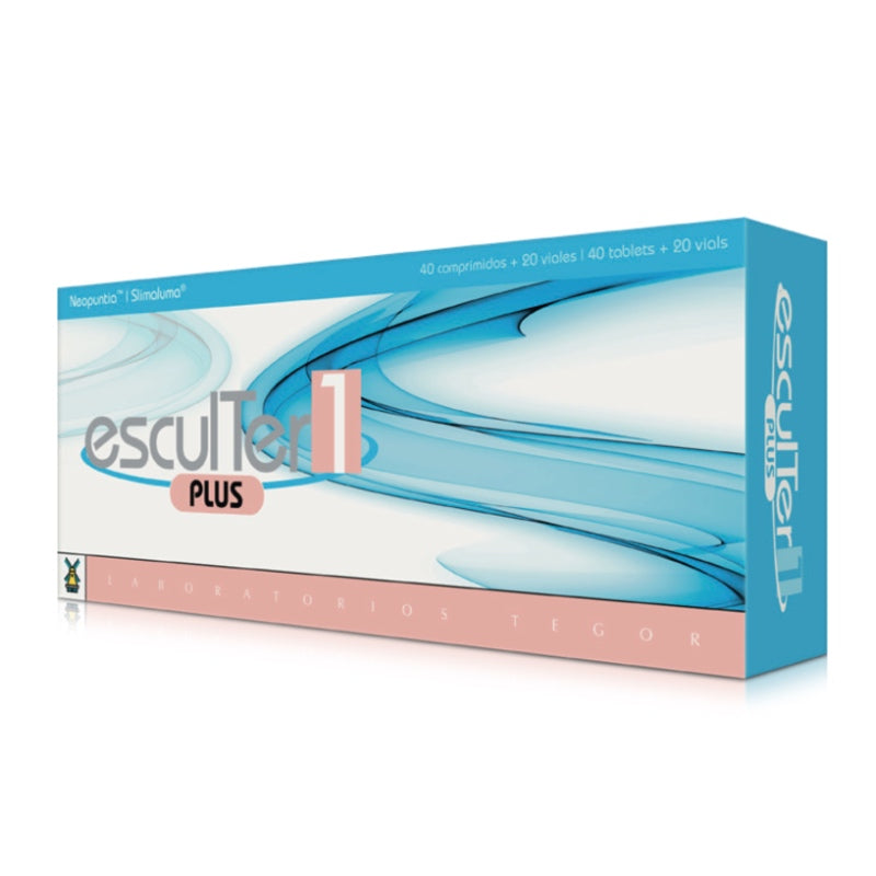 Esculter 1 Plus · Tegor · 20 viales + 40 comprimidos