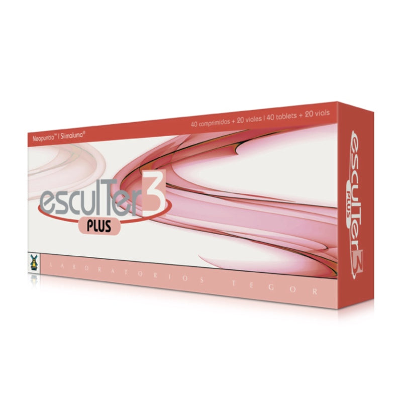 Esculter 3 Plus · Tegor · 40 comprimidos + 20 viales