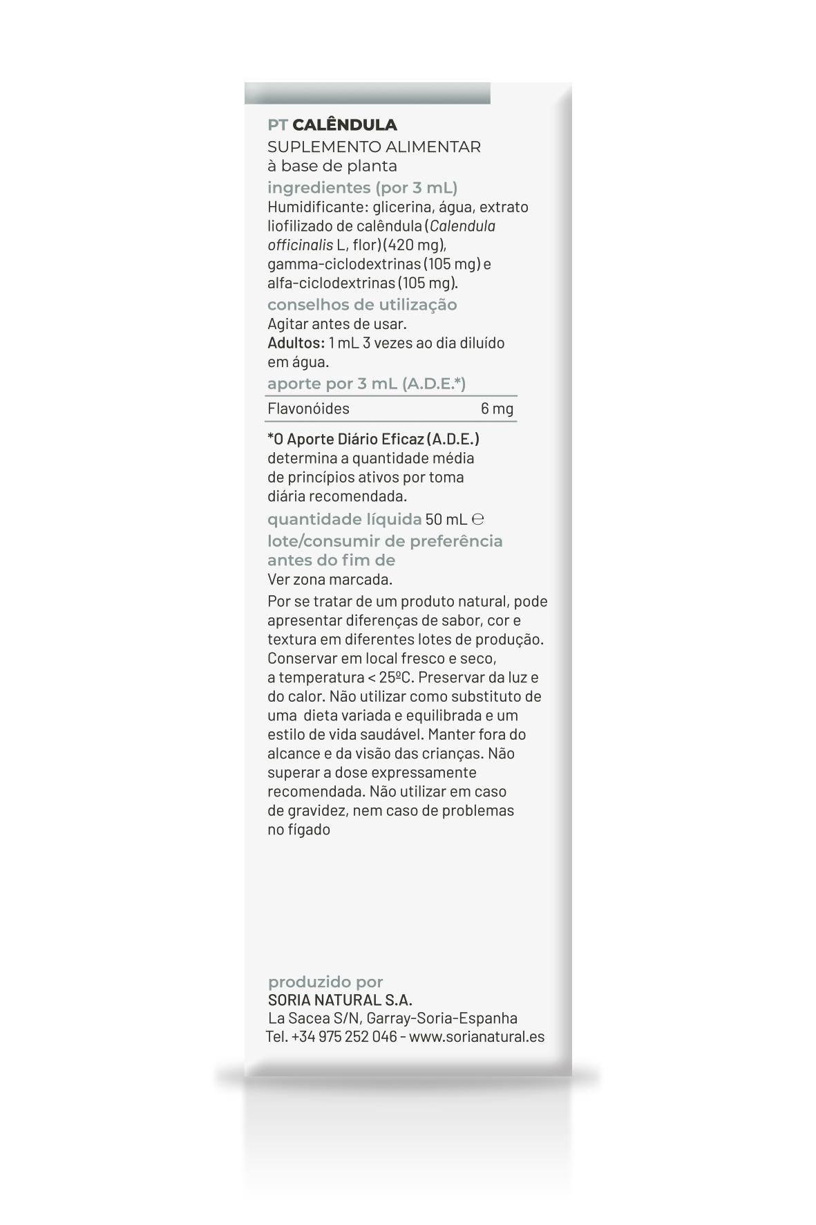 Extracto Natural de Caléndula · Soria Natural · 50 ml - 3