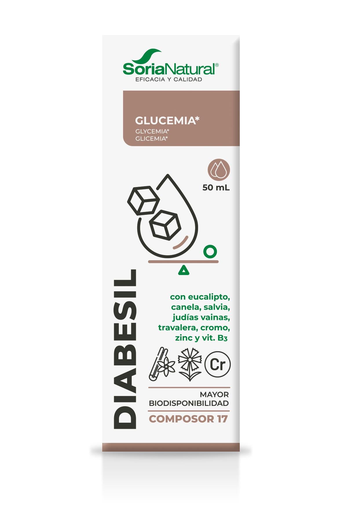 Composor 17 - Diabesil · Soria Natural · 50 ml - 4