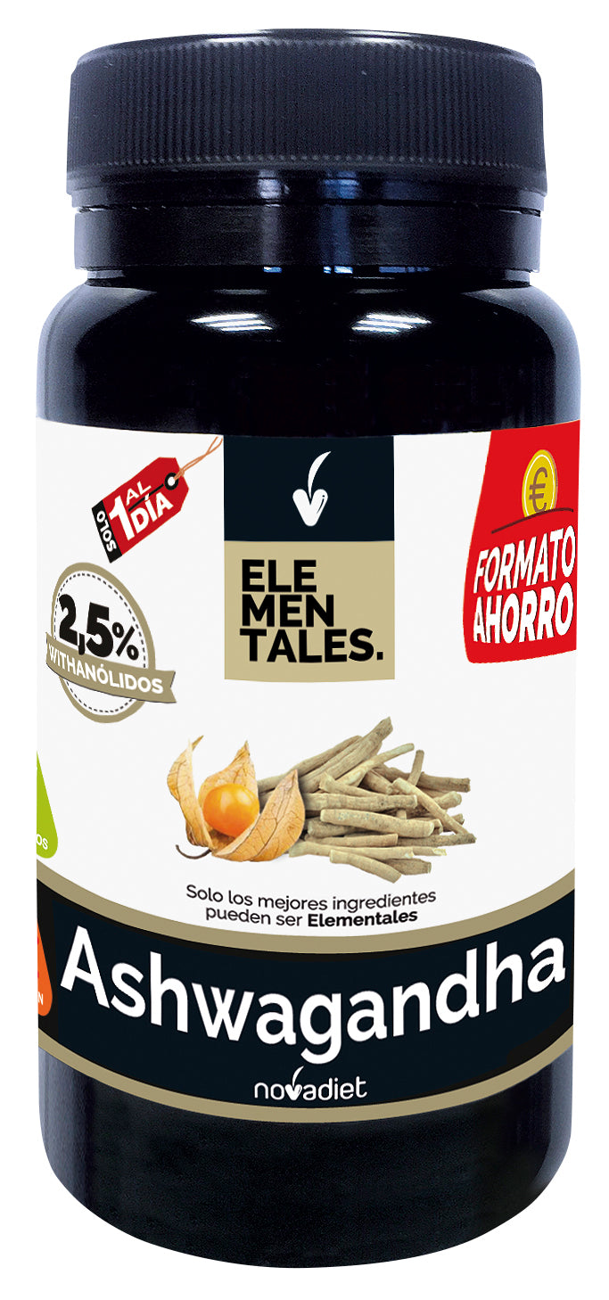 Ashwagandha Formato Ahorro · Nova Diet · 60 cápsulas