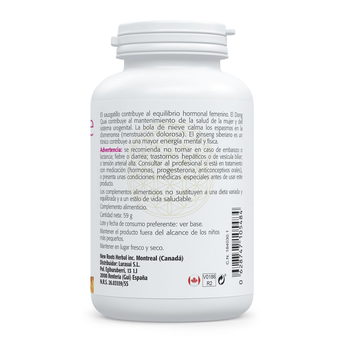 Fémina-Balance · Sura Vitasan — información nutricional