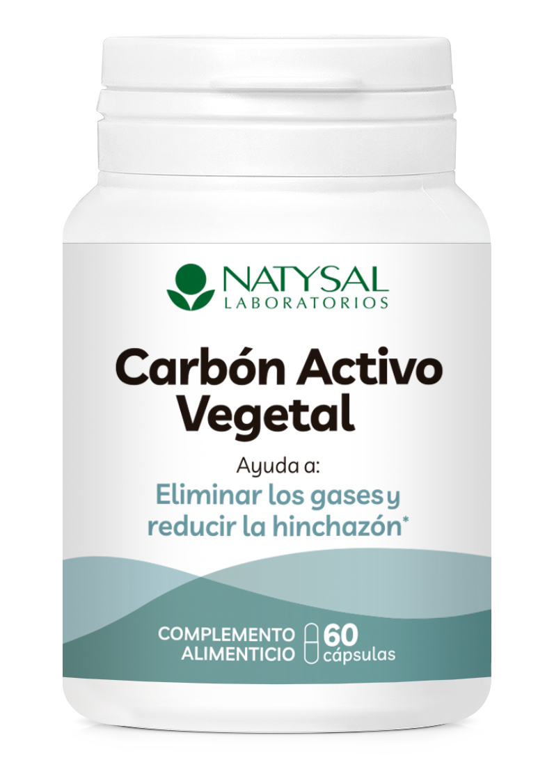 Carbón Activo Vegetal · Natysal · 60 cápsulas