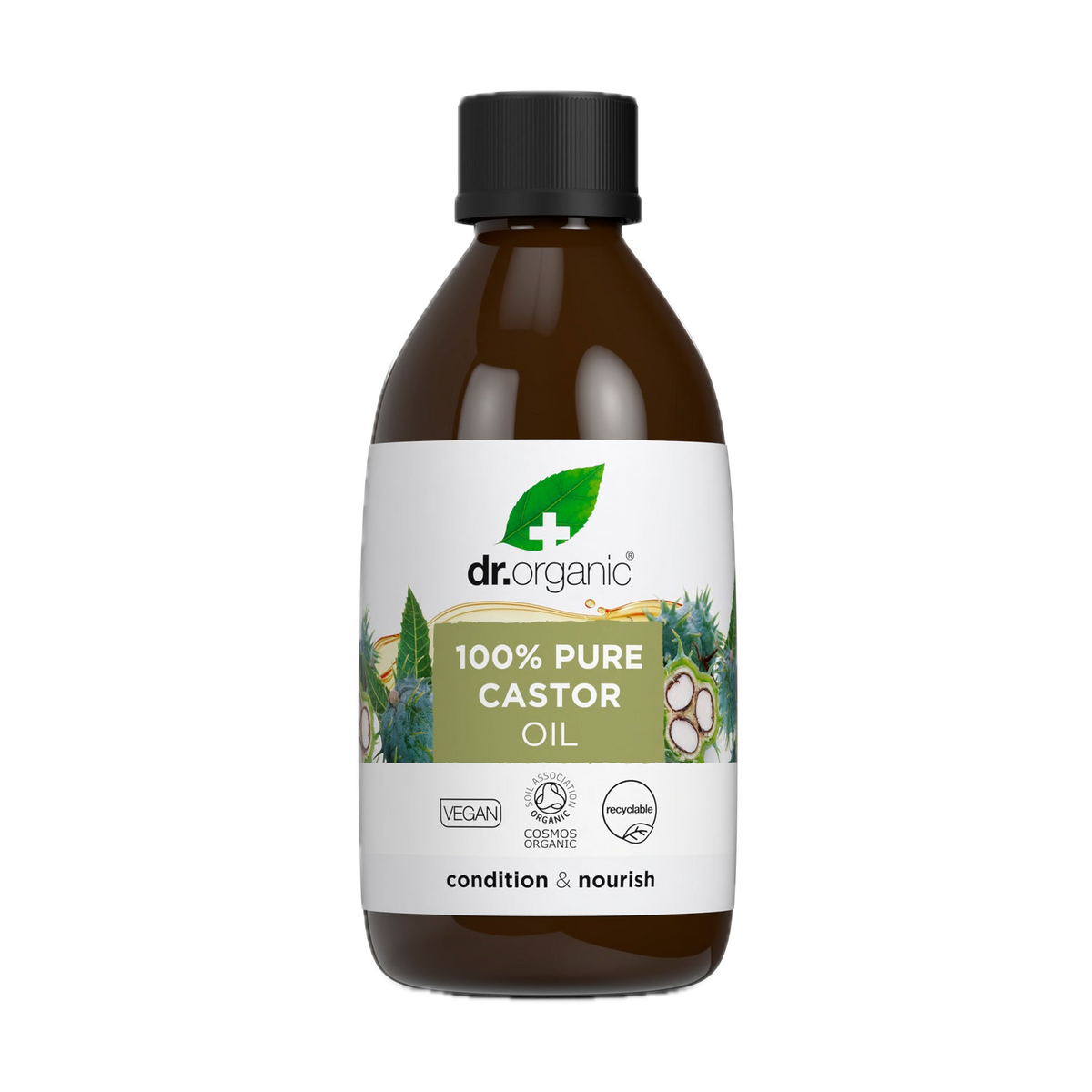 Aceite de Ricino · Dr Organic · 250 ml