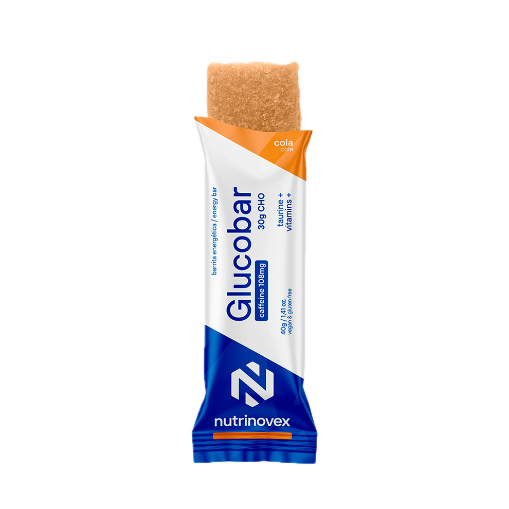 Glucobar Cola con Cafeína · Nutrinovex · 40 gramos