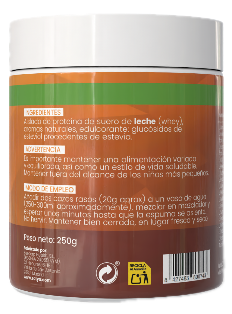 Clear Whey Protein Piña Colada · Sotya · 250 gramos
