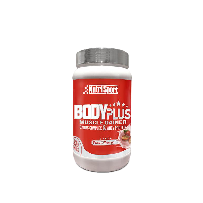 Body Plus Fresa · Nutrisport · 850 gramos