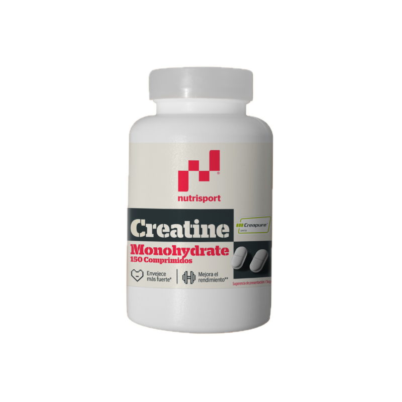 Creatina Monohidrato Creapure · Nutrisport · 150 comprimidos