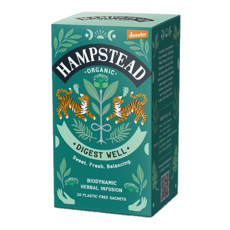 Infusión Digest Well · Hampstead Organic · 20 filtros