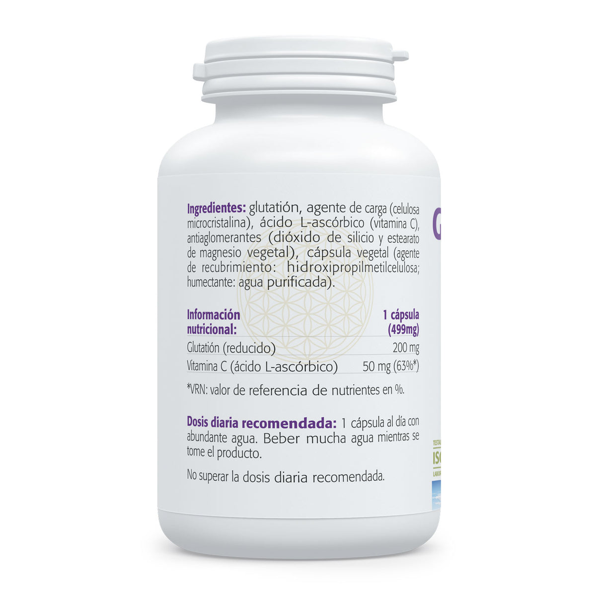 Glutáión 200 & C · Sura Vitasan — información nutricional