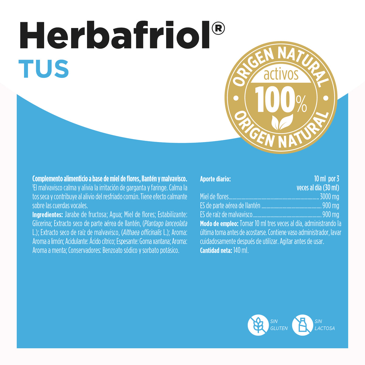 Herbafriol TUS Adultos · Eladiet · 140 ml