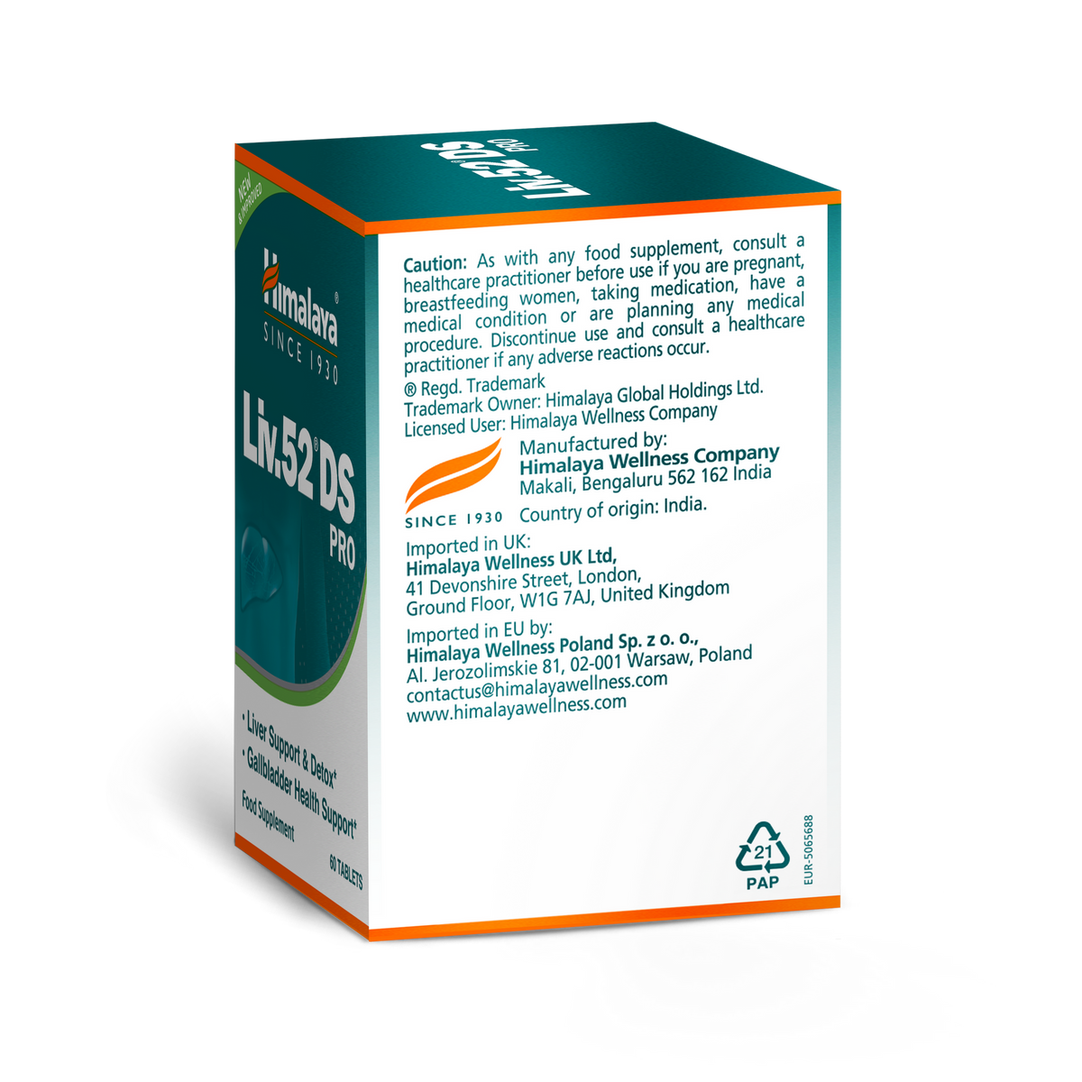 Liv.52 DS PRO · Himalaya · 60 comprimidos