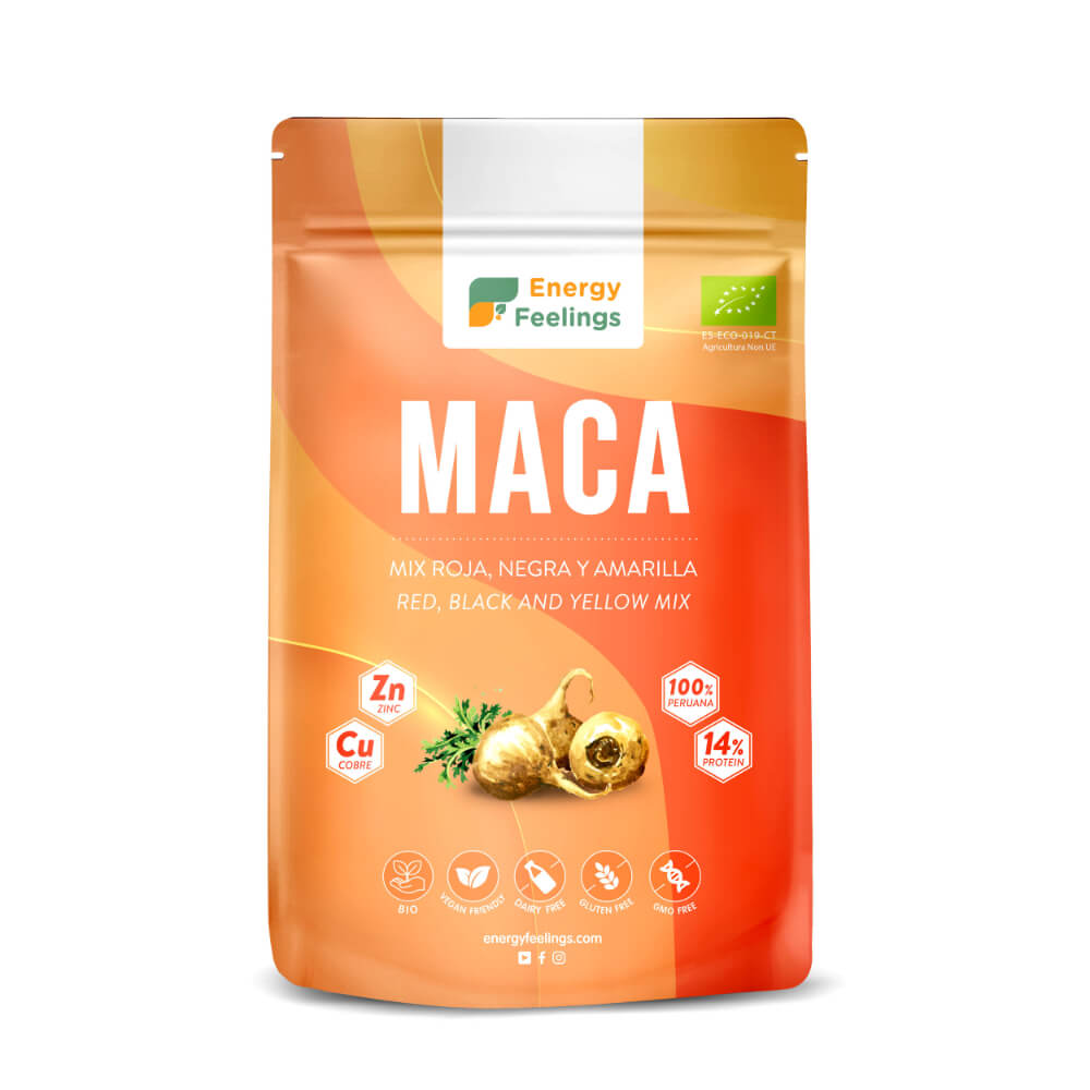 Maca Mix en Polvo Eco · Energy Feelings · 500 gramos