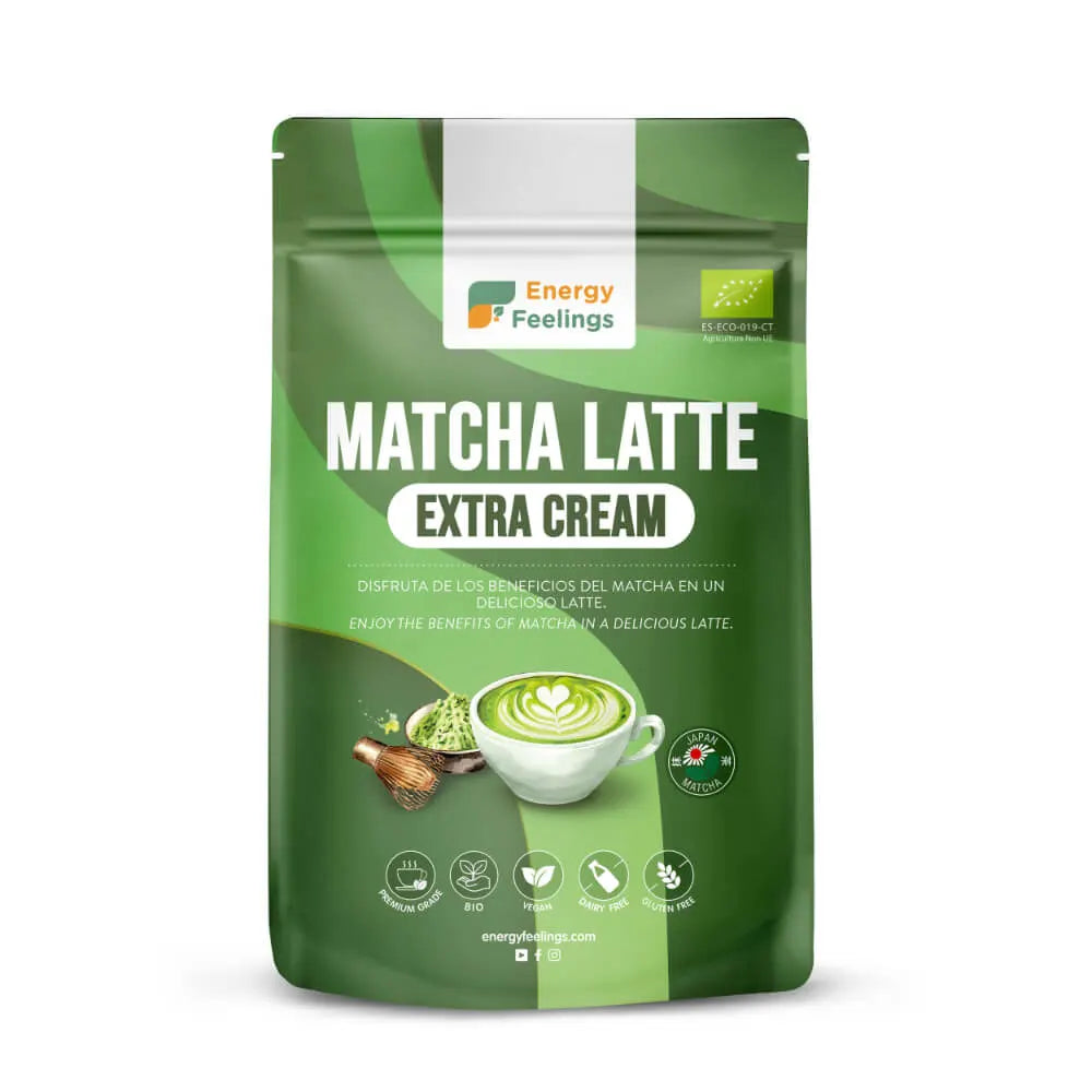 Matcha Latte Extra Cream Eco · Energy Feelings · 500 gramos