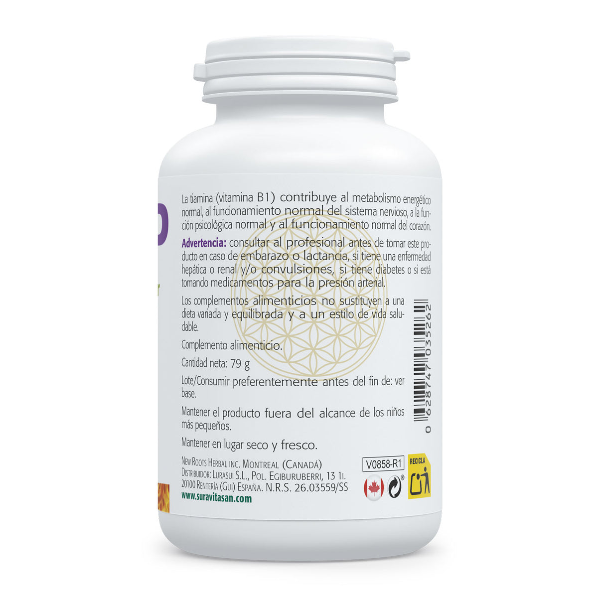 Mito-ATP · Sura Vitasan — información nutricional