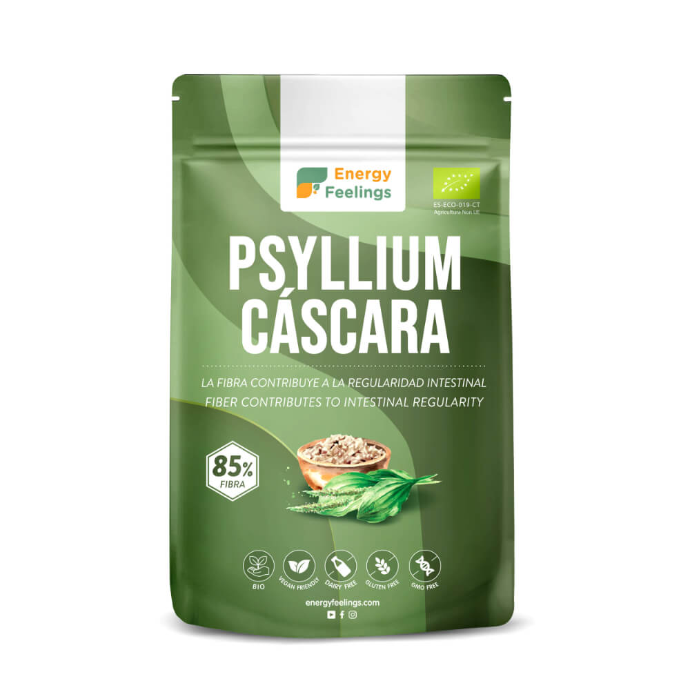 Cáscara de Psyllium en Polvo · Energy Feelings · 500 gramos