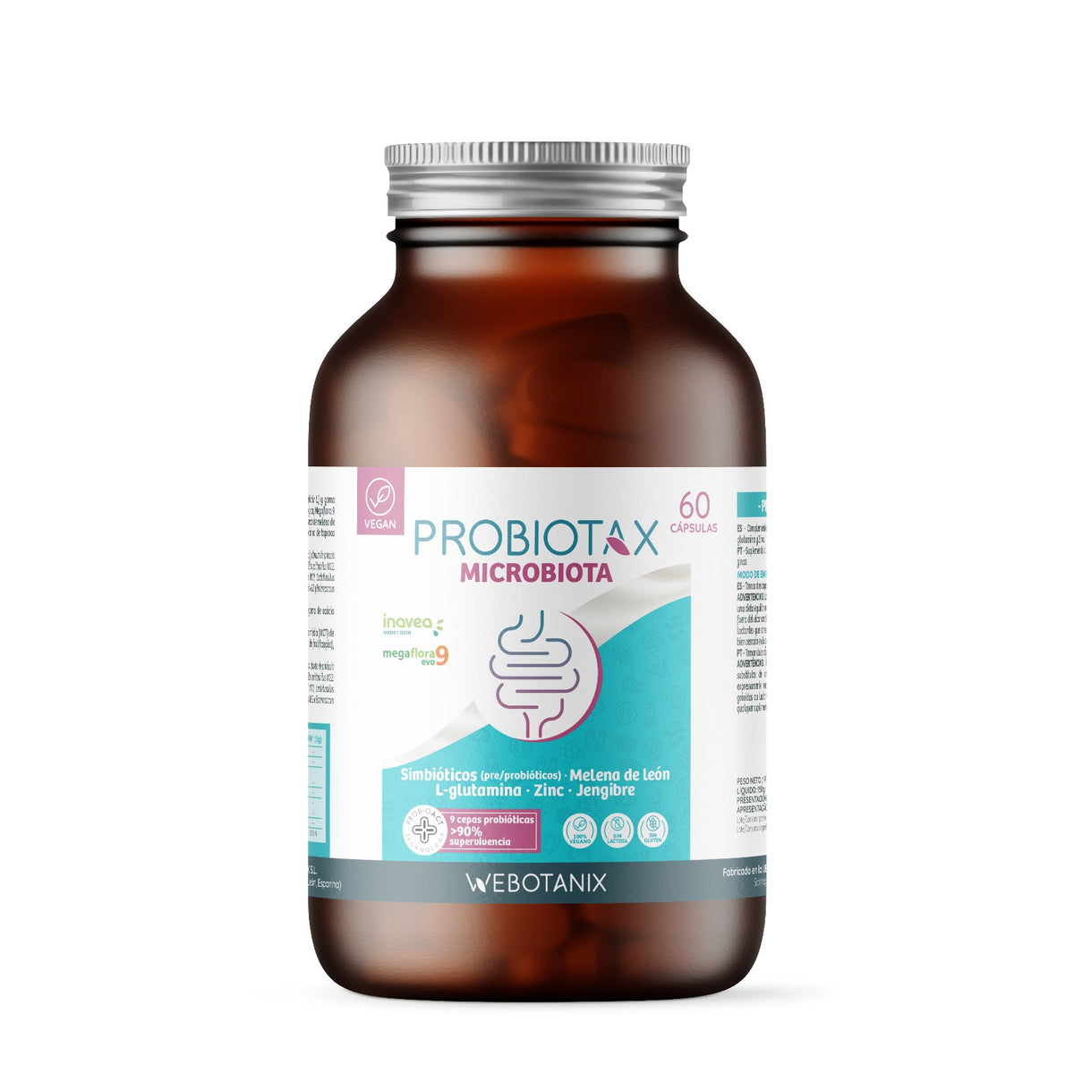 Probiotax Microbiota · WeBotanix · 60 cápsulas