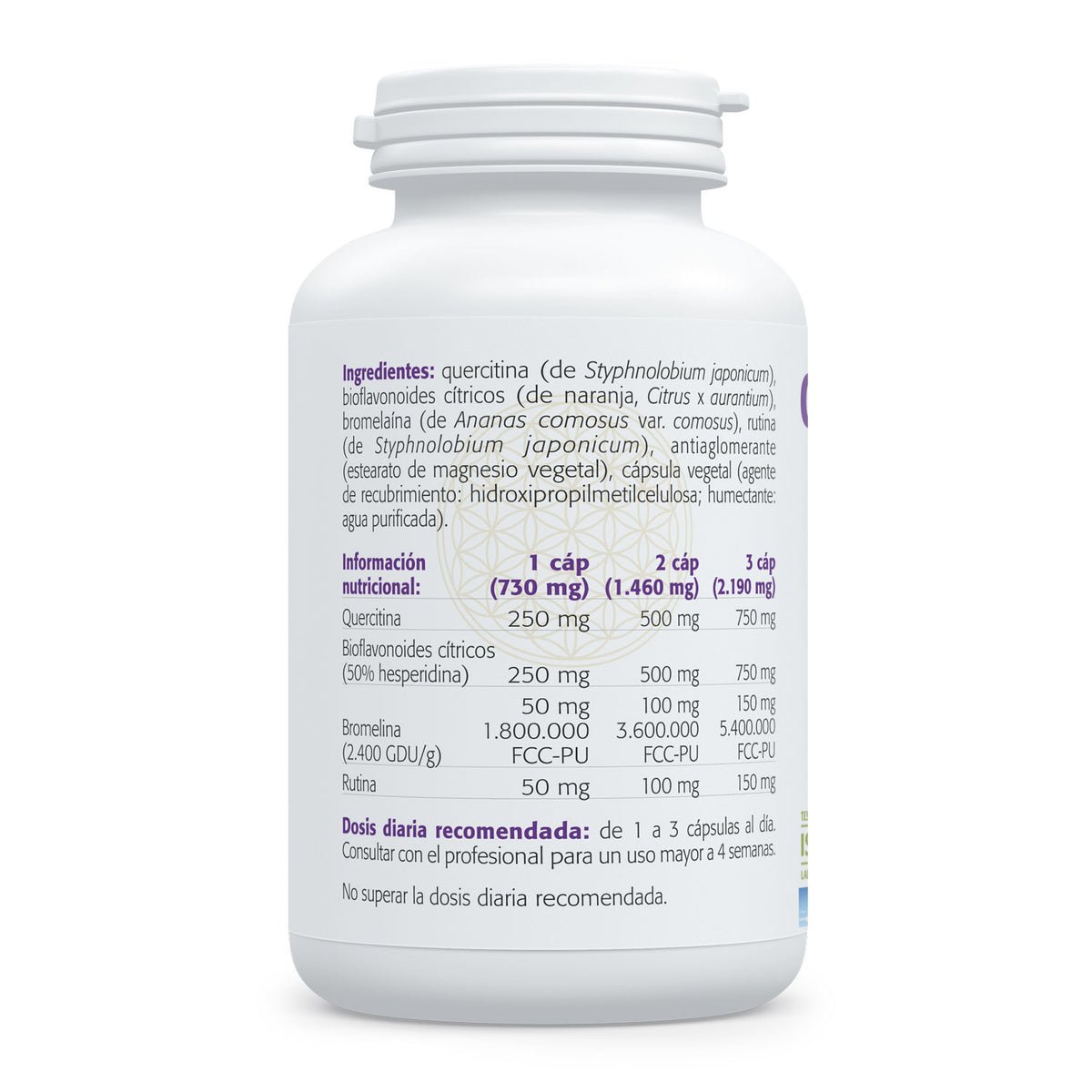 Quercitina Complex · Sura Vitasan — sinergia quercitina-bromelína-bioflavonoides