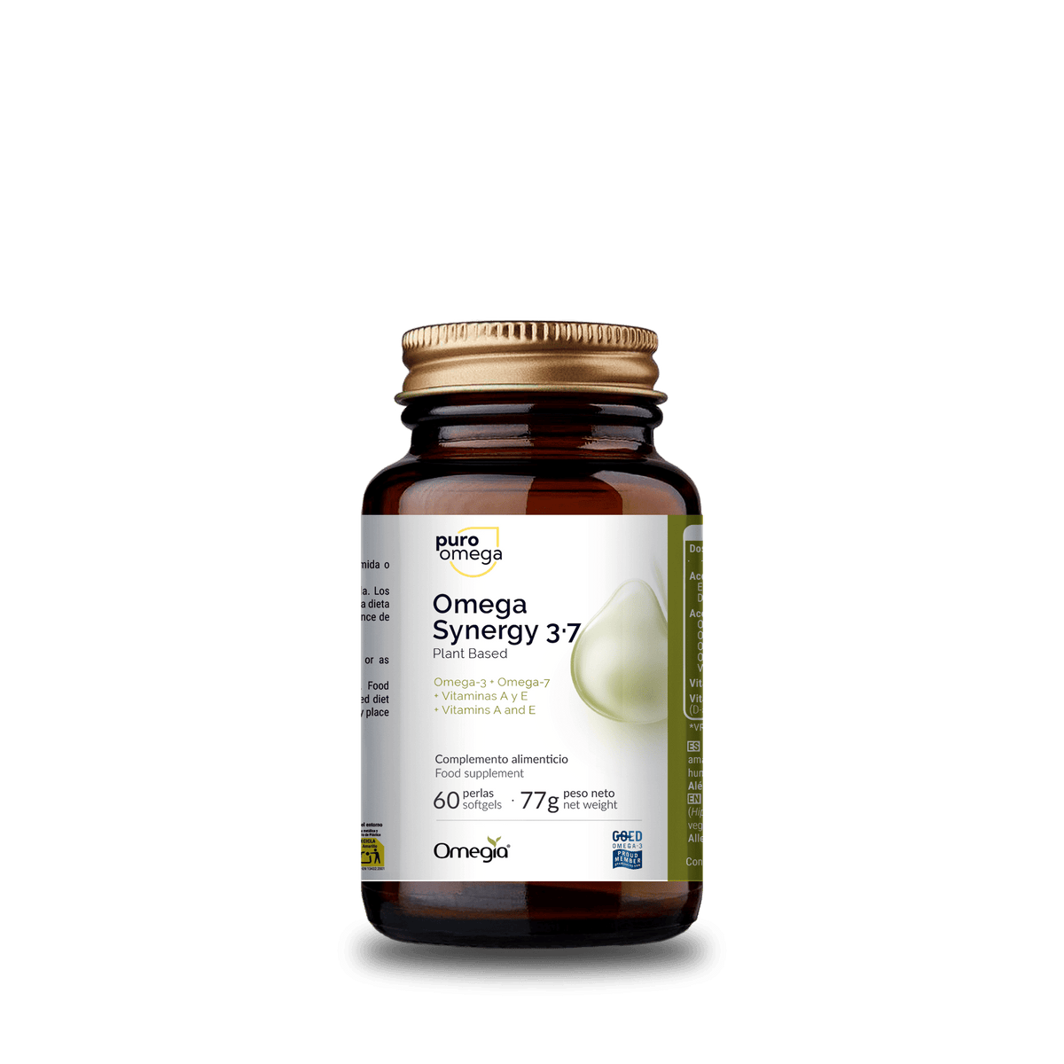 Omega Synergy 3-7 · Puro Omega · 60 perlas