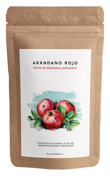 Arándano Rojo en Polvo · Paleobull · 100 gramos