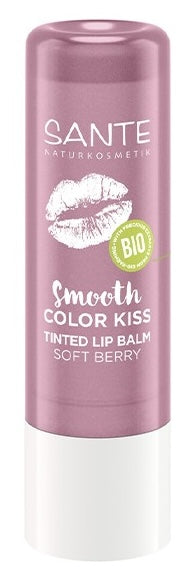 Bálsamo Labial - Color Kiss 02 Soft Berry · Sante · 7 gramos
