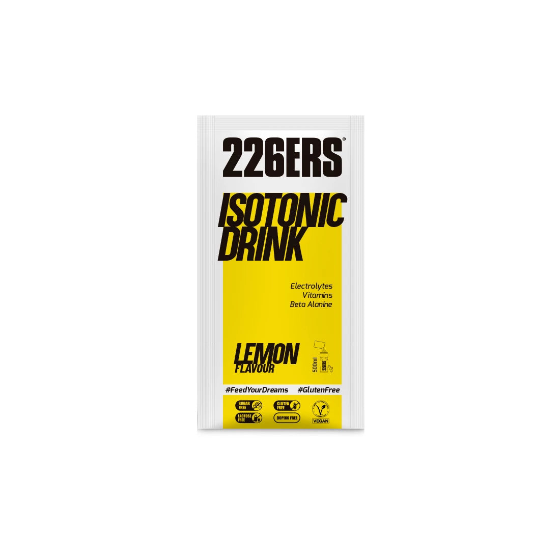 Isotonic Drink: Sabor Limón · 226ERS · 20 gramos