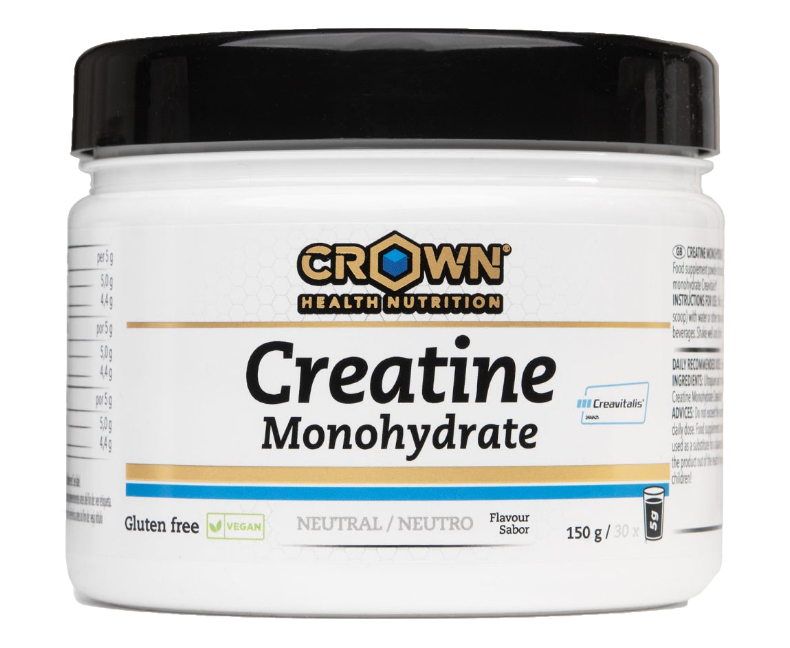 Creatina Monohidrato Creavitalis®: Sabor Neutro · Crown Sport Nutrition · 150 gramos
