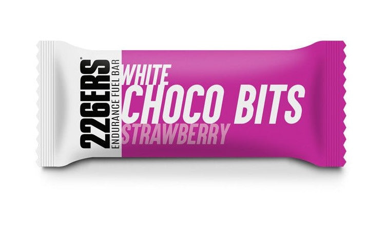 Barrita Energética Endurance Fuel Bar Choco Bits: Sabor Fresa · 226ERS · 60 gramos