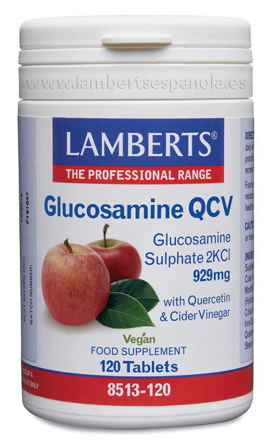 Glucosamina QCV · Lamberts · 120 comprimidos