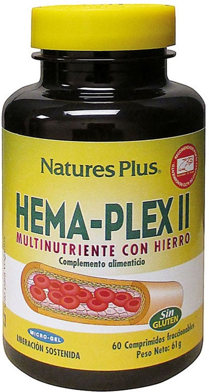 Hema Plex II · Nature's Plus · 60 comprimidos
