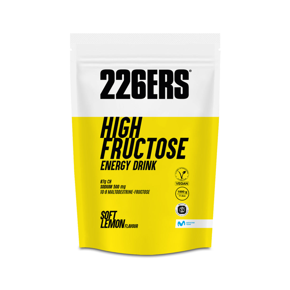 High Fructose Energy Drink: Sabor Limón Suave · 226ERS · 1 kg