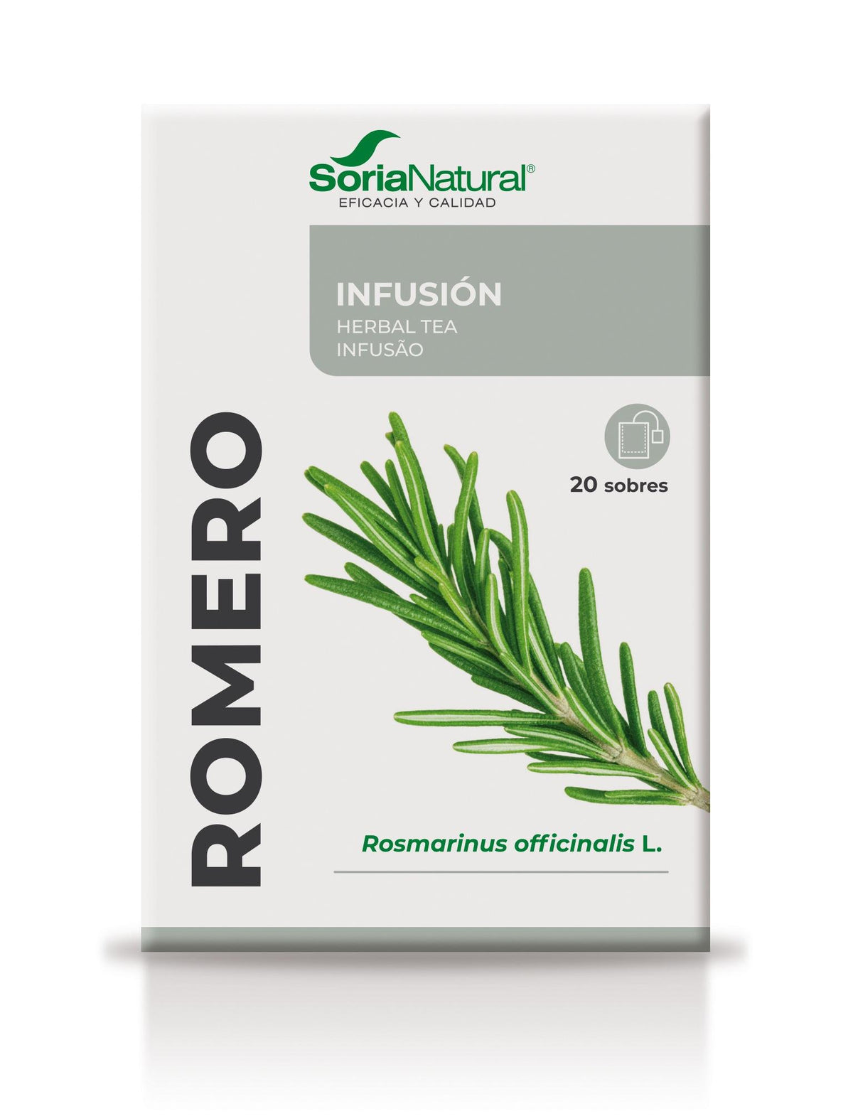 Romero Infusión · Soria Natural · 20 filtros