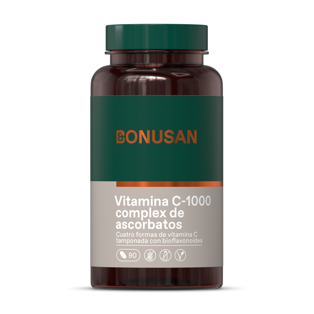 Vitamina C 1000 (Complex de Ascorbatos) · Bonusan · 90 comprimidos