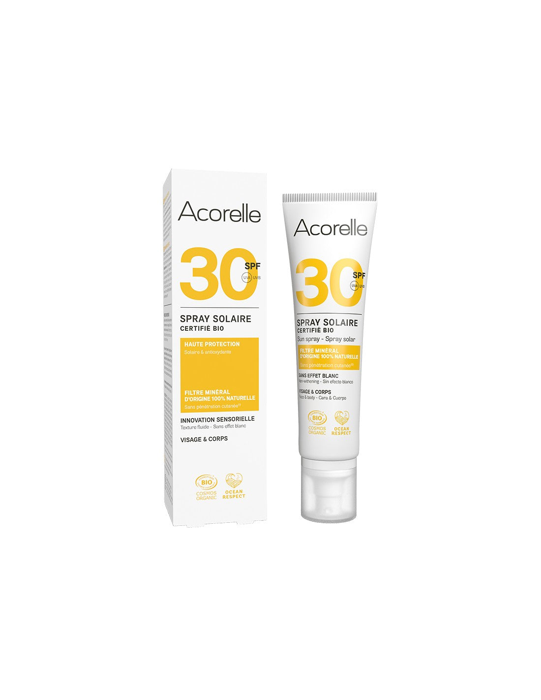 Spray Solar SPF30 · Acorelle · 100 ml