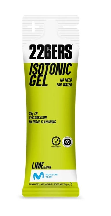 Isotonic Gel: Sabor Lima · 226ERS · 68 gramos