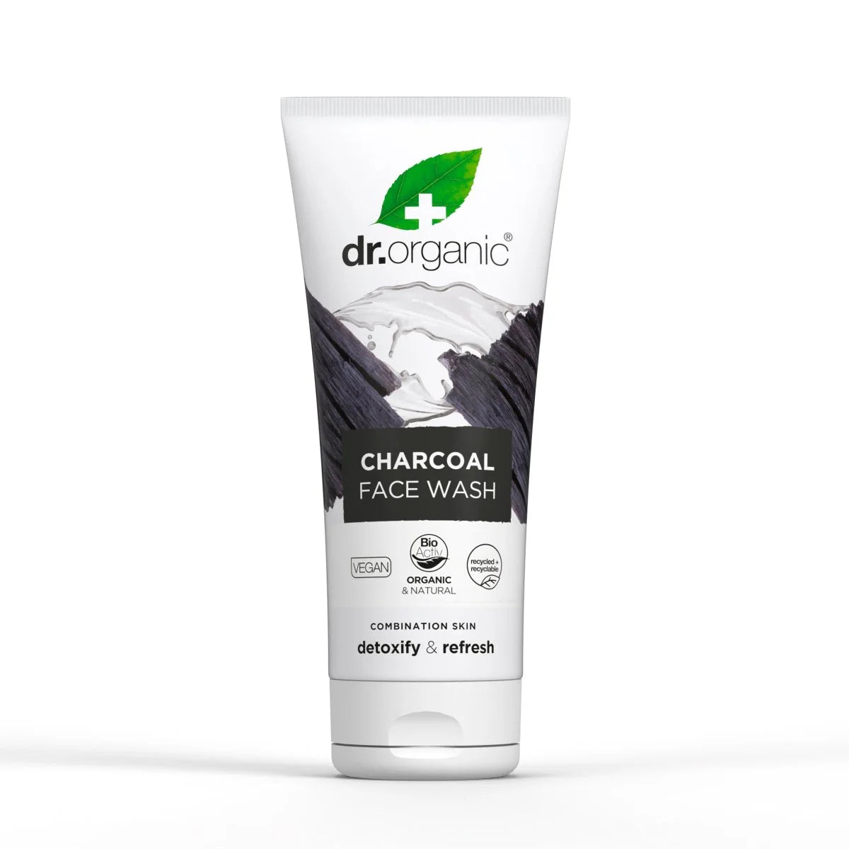 Limpiador Facial de Carbon Activo · Dr Organic · 200 ml